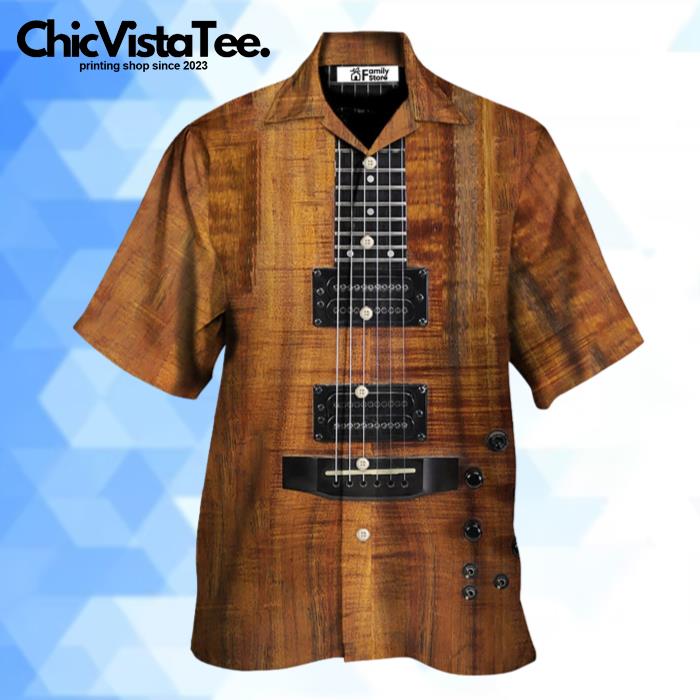 Guitar Acoustic Electric Guitar Hawaiian Shirt