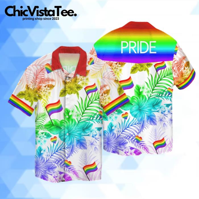 LGBT FlagAloha Hawaiian Shirt