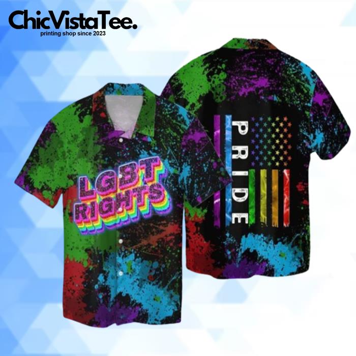 LGBT Rights Rainbow Pride Clothing For Ally Hawaiian Shirt