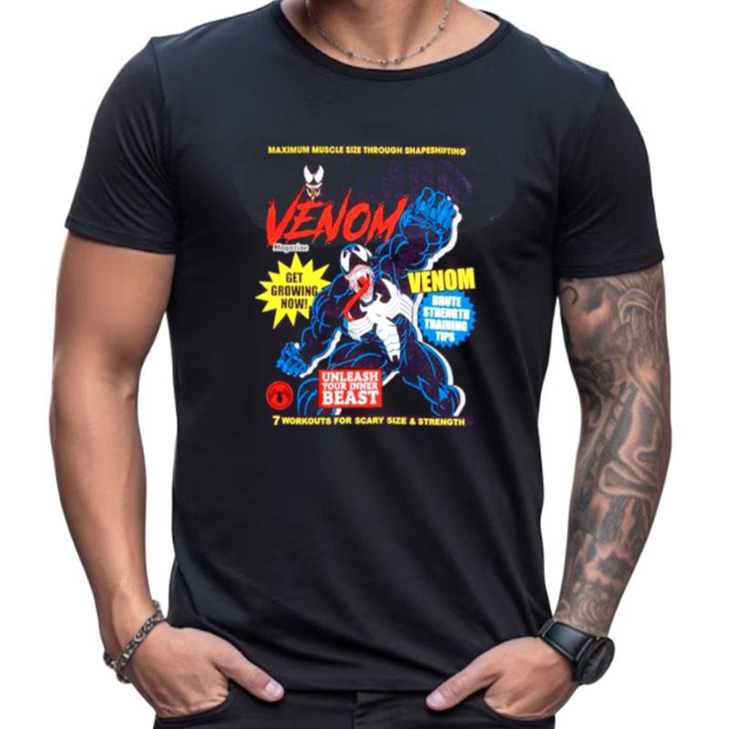 Marvel Venom Fitness Magazine Shirts For Women Men