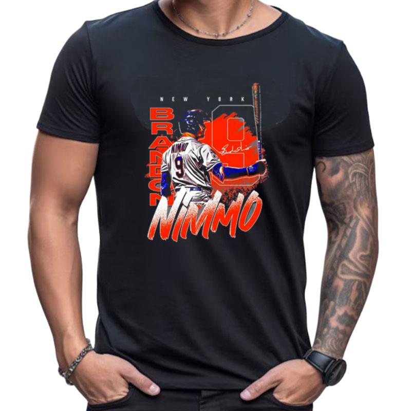 New York Baseball Brandon Nimmo Mlbpa Signature Shirts For Women Men