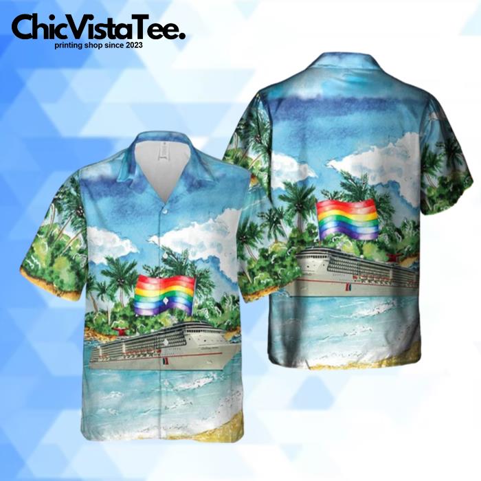 Pride Us Cruise Happy Pride Month Lgbtq Hawaiian Shirt