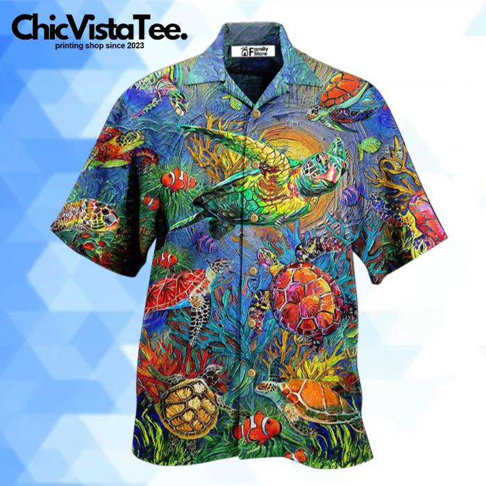 Turtle Have A Turtley Awesome Day Hawaiian Shirt
