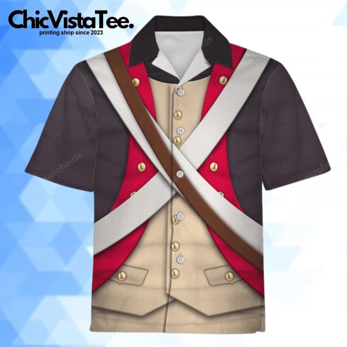 US Infantry8th Continental Regiment1783 Uniform Hawaiian Shirt