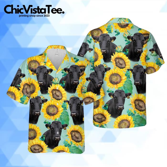 Unique Dexter Sunflowers Floral Farm 3D Hawaiian Shirt