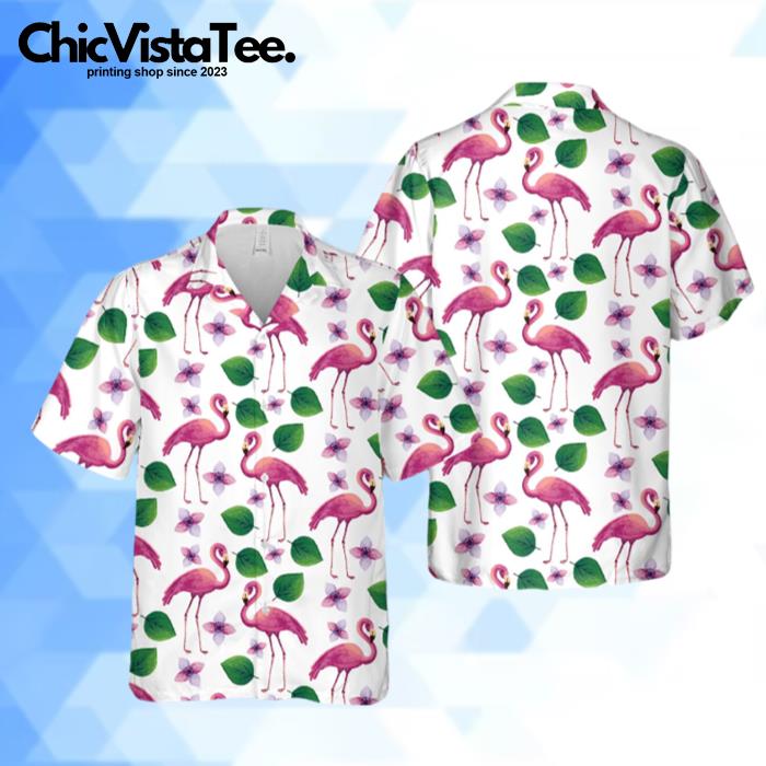 Unique Flamingo Pattern D11 Hawaiian Shirt