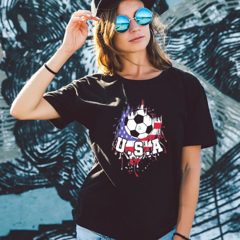 United States Soccer American Football Usa Futbol Shirts For Women Men