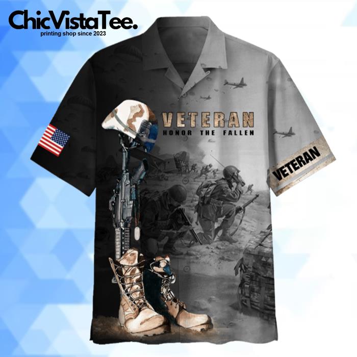Veteran Honor The Fallen V7 Hawaiian Shirt