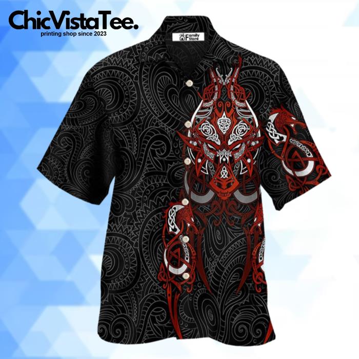 Viking Victory Life Style Cool Pattern Hawaiian Shirt
