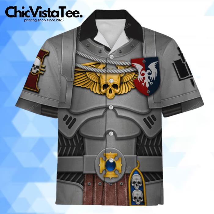 Warhammer Grey Knights Captain Hawaiian Shirt